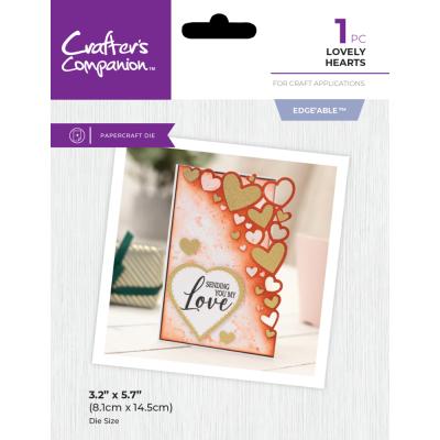 Crafter's Companion Cutting Dies - Lovely Hearts
