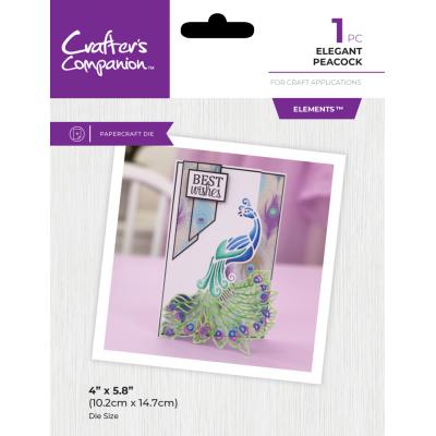 Crafter's Companion Cutting Dies - Elegant Peacock