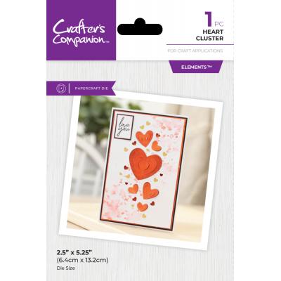 Crafter's Companion Cutting Dies - Heart Cluster