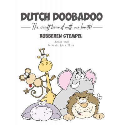 Dutch Doobadoo Stempel - Jungle Team