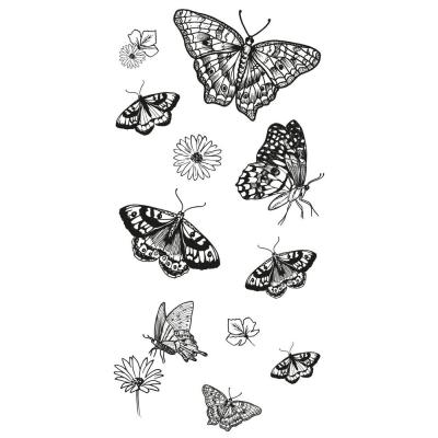 Sizzix Clear Stamps by Lisa Jones - Nature Butterflies