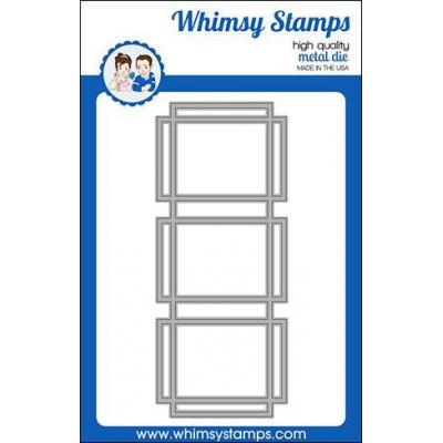 Whimsy Stamps Cutting Dies - Slimline Connected Rectangles