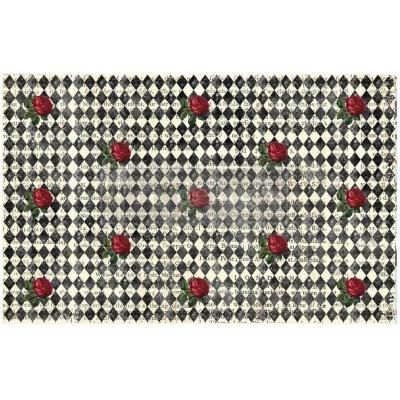 Prima Marketing Re-Design Decoupage Decor Tissue Paper - Queen's Court of Roses
