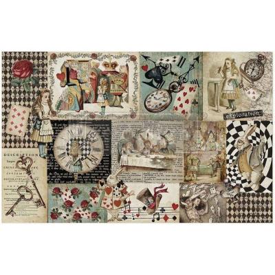 Prima Marketing Re-Design Decoupage Decor Tissue Paper - Curious Journey
