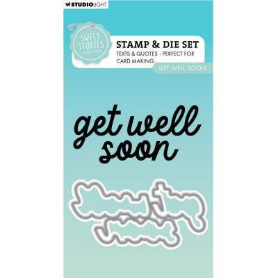 StudioLight Sweet Stories Stempel & Stanzen - Get Well Soon