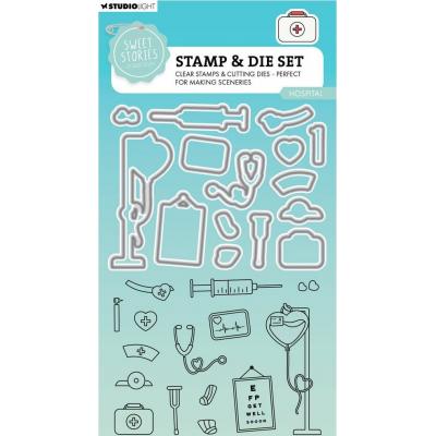 StudioLight Sweet Stories Stempel & Stanzen - Hospital