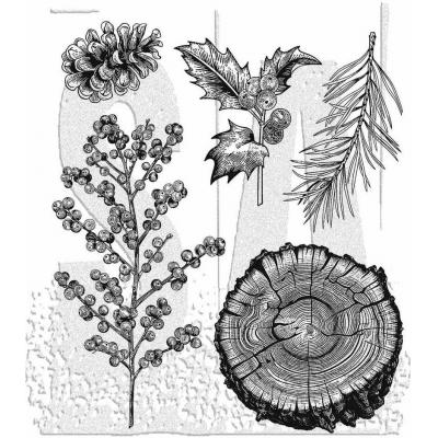 Stampers Anonymous Tim Holtz Stempel - Forest Floor
