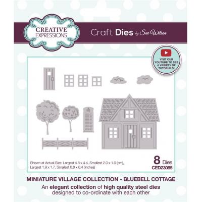 Creative Expressions By Sue Wilson Craft Dies - Miniature Village Bluebell Cottage