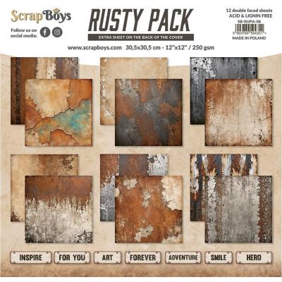 ScrapBoys Rusty Pack - Paper Pad