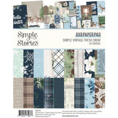 Simple Stories Simple Vintage Fresh Snow - Paper Pad