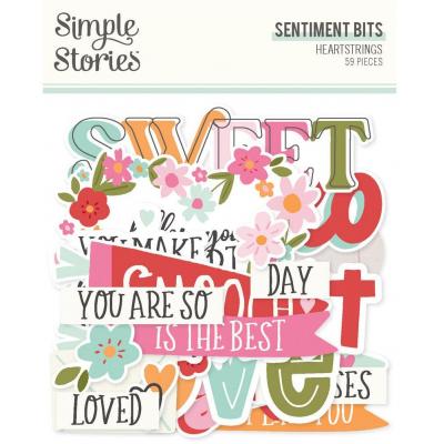 Simple Stories Heartstrings - Sentiment Bits