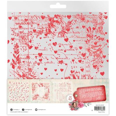Studio Light Sending You Love - Acetate Soft Red & White