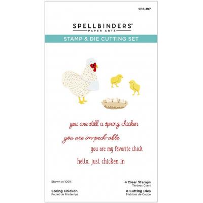 Spellbinders Stamp and Die Set - Spring Chicken