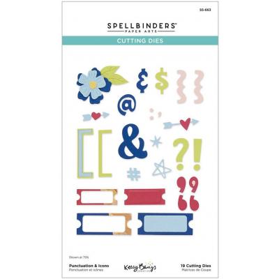 Spellbinders Etched Dies - Punctuation & Icons