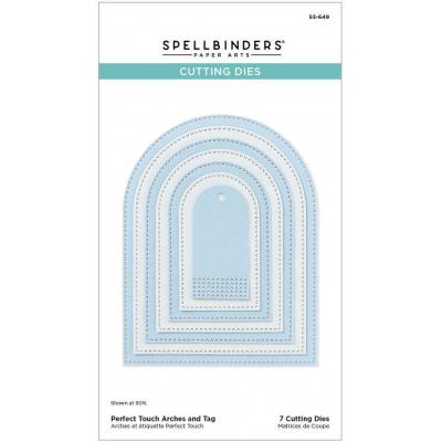 Spellbinders Etched Dies - Perfect Touch Arches and Tag
