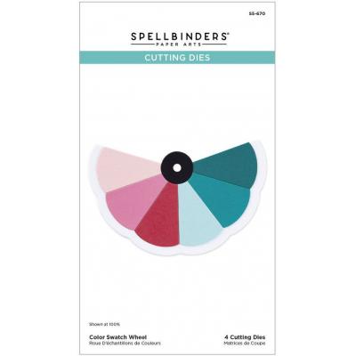 Spellbinders Etched Dies - Color Swatch Wheel