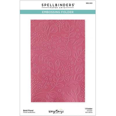 Spellbinders Embossing Folder - Bold Floral