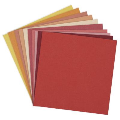 Spellbinders Assortment 12x12 Inch ColorWheel Cardstock - Warm