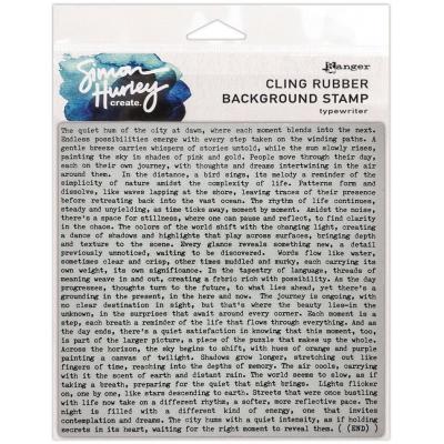 Ranger Simon Hurley Create. Stempel - Typewriter