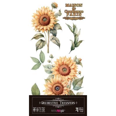 Papers For You Decor Transfers - Sunflowers