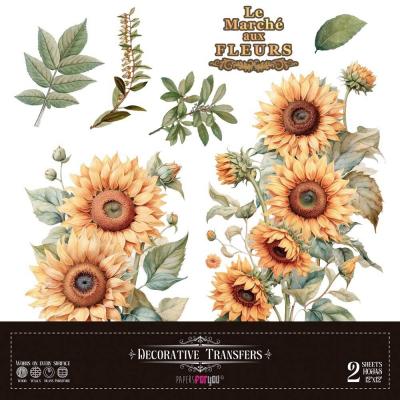 Papers For You Decor Transfers - Sunflowers