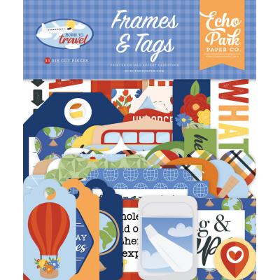 Echo Park Born to Travel - Frames & Tags