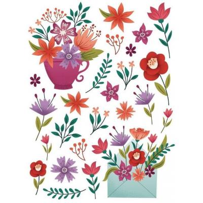 Hero Arts Rub On Transfers - Colorful Florals