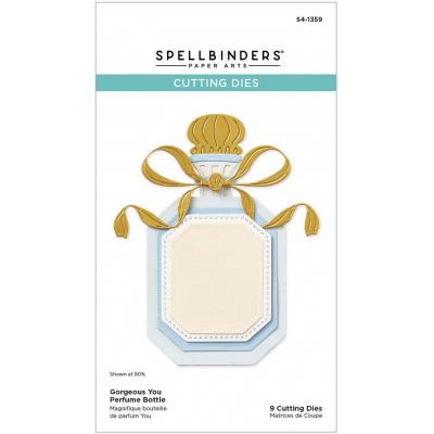 Spellbinders Paper Arts Etched Dies - Gorgeous You Perfume Bottle