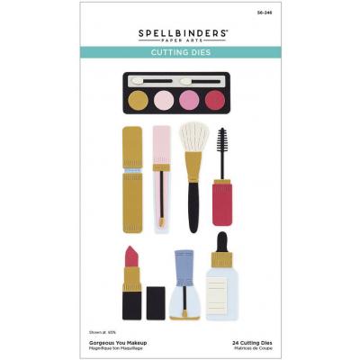 Spellbinders Paper Arts Etched Dies - Gorgeous You Makeup