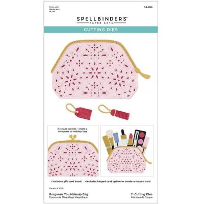 Spellbinders Paper Arts Etched Dies - Gorgeous You Makeup Bag