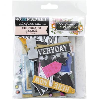 49 and Market Vicky Boutin The Flower Emporium - Chipboard Basics