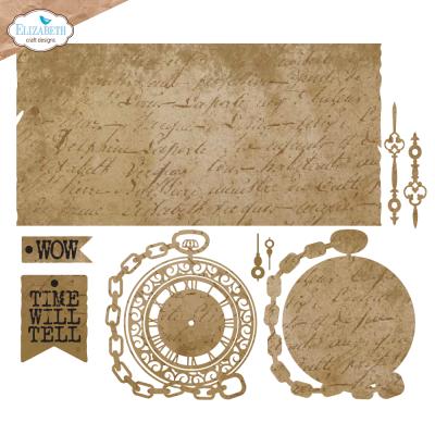 Elizabeth Craft Designs Mr. & Mrs. Dies - Gentleman's Timepiece