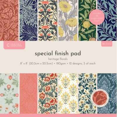 Crafter's Companion Paper Pad - Heritage Florals