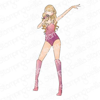 Stamping Bella Stempel - Uptown Girl loves to Sing