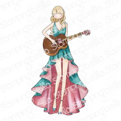 Stamping Bella Stempel - Uptown Girl plays Guitar