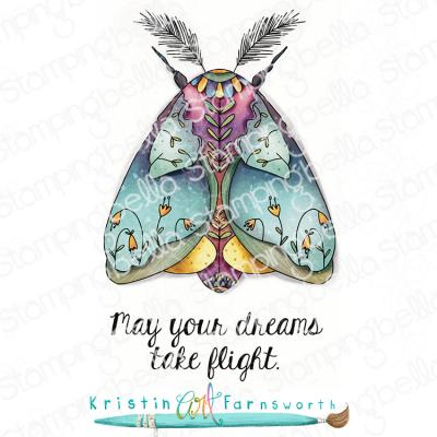 Stamping Bella Stempel - Garden Mantle Moth