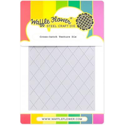 Waffle Flower Die - Cross-hatch Texture