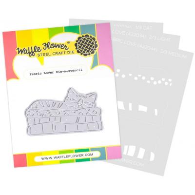 Waffle Flower Die-n-Stencil - Fabric Lover