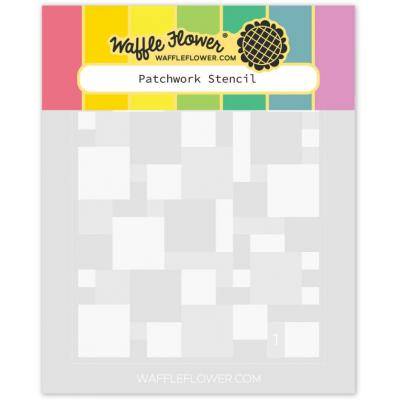 Waffle Flower Stencil - Patchwork