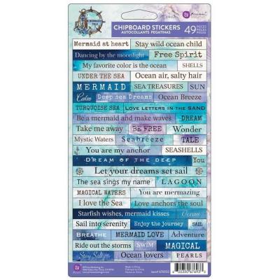 Prima Marketing A Mermaid's Tale - Chipboard Stickers