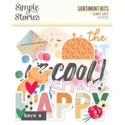 Simple Stories Sunny Days - Sentiment Bits