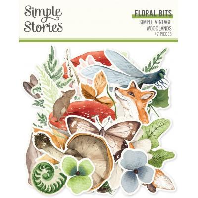 Simple Stories Simple Vintage Woodlands - Floral Bits