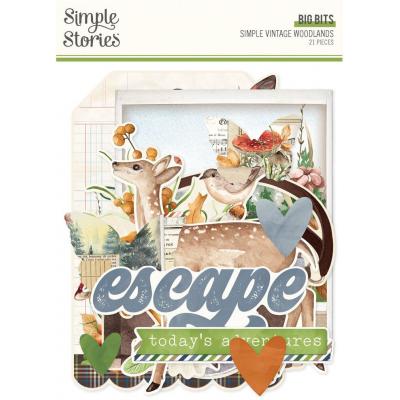 Simple Stories Simple Vintage Woodlands - Big Bits