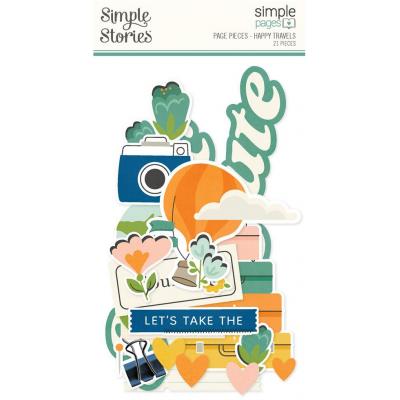 Simple Stories Happy Travels - Pages Pieces