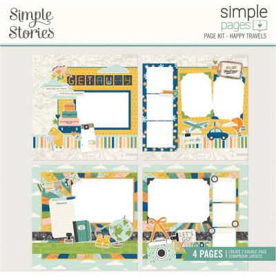 Simple Stories Happy Travels - Simple Pages Kit