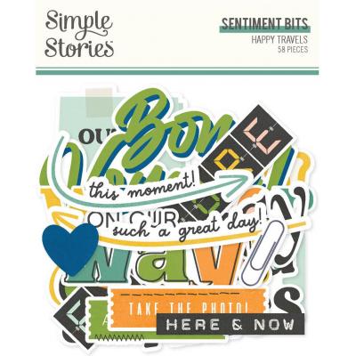Simple Stories Happy Travels - Sentiment Bits