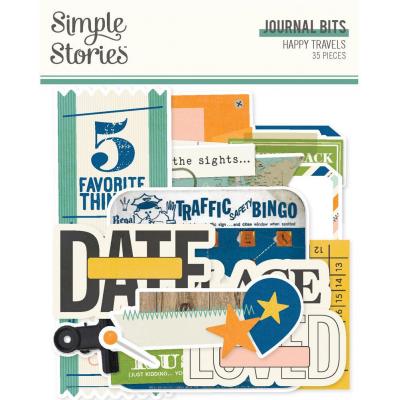 Simple Stories Happy Travels - Journal Bits