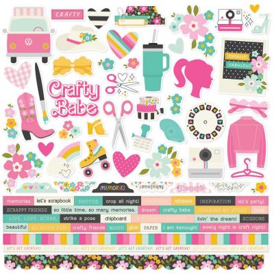 Simple Stories Crafty Babe - Cardstock Stickers