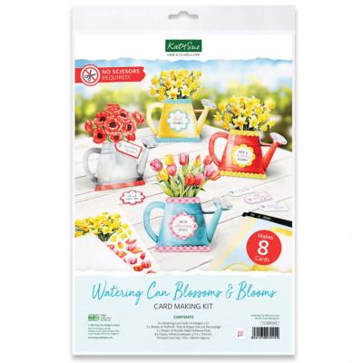 Katy Sue Designs Card Making Kit - Watering Can Blossoms And Blooms