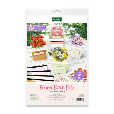 Katy Sue Designs Card Making Kit - Flower Patch Pots